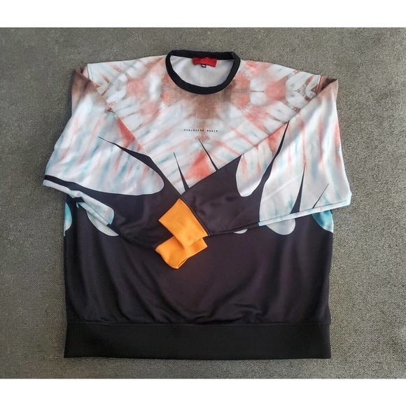 Vie + Riche black wave crew sweater 3xl - Picture 1 of 8